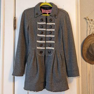 WORN ONCE! Knitted Dove for Anthropologie Military Pea Coat